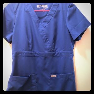 Grey’s Anatomy mock wrap scrub top